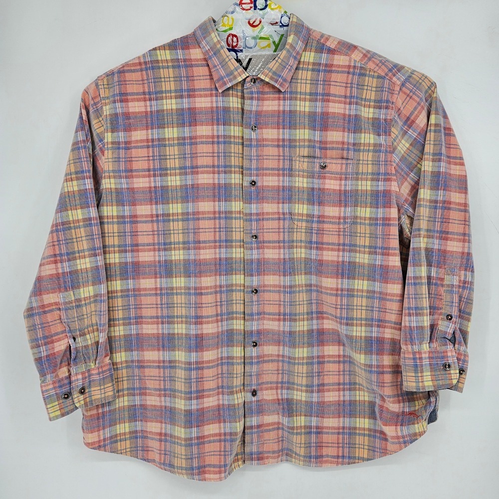 Tommy Bahama Shirt Mens 3XLB Coastline Cord Button Up Long Sleeve Colorful